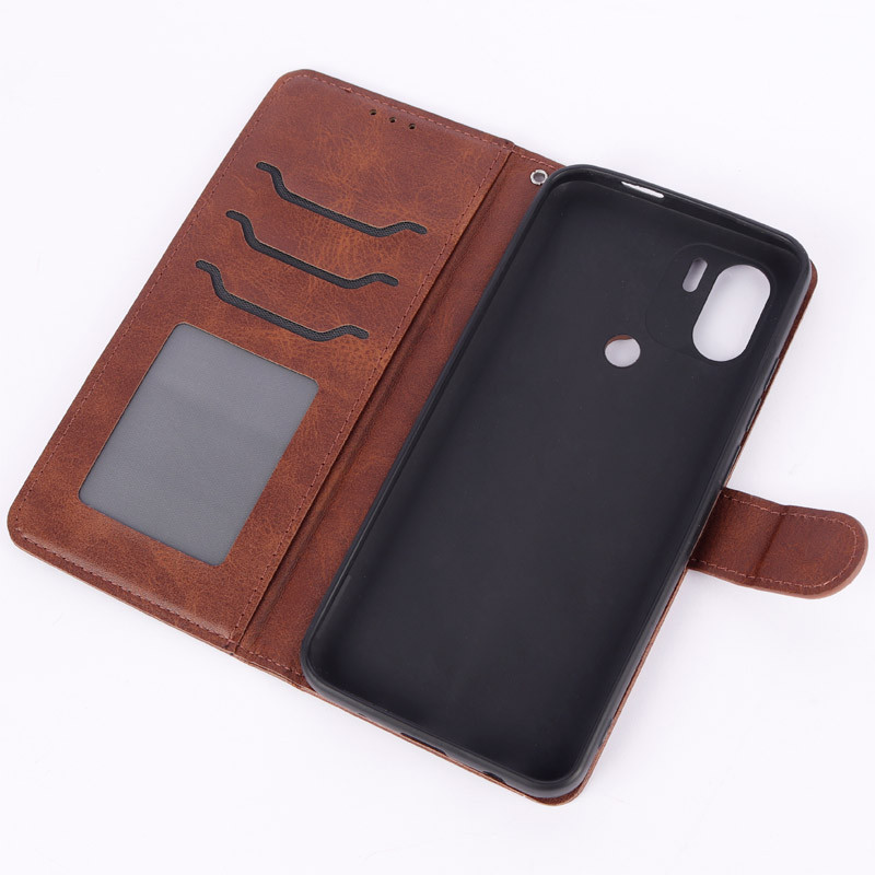 کیف چرمی مگنتی محافظ لنزدار Xiaomi Redmi A2 Plus