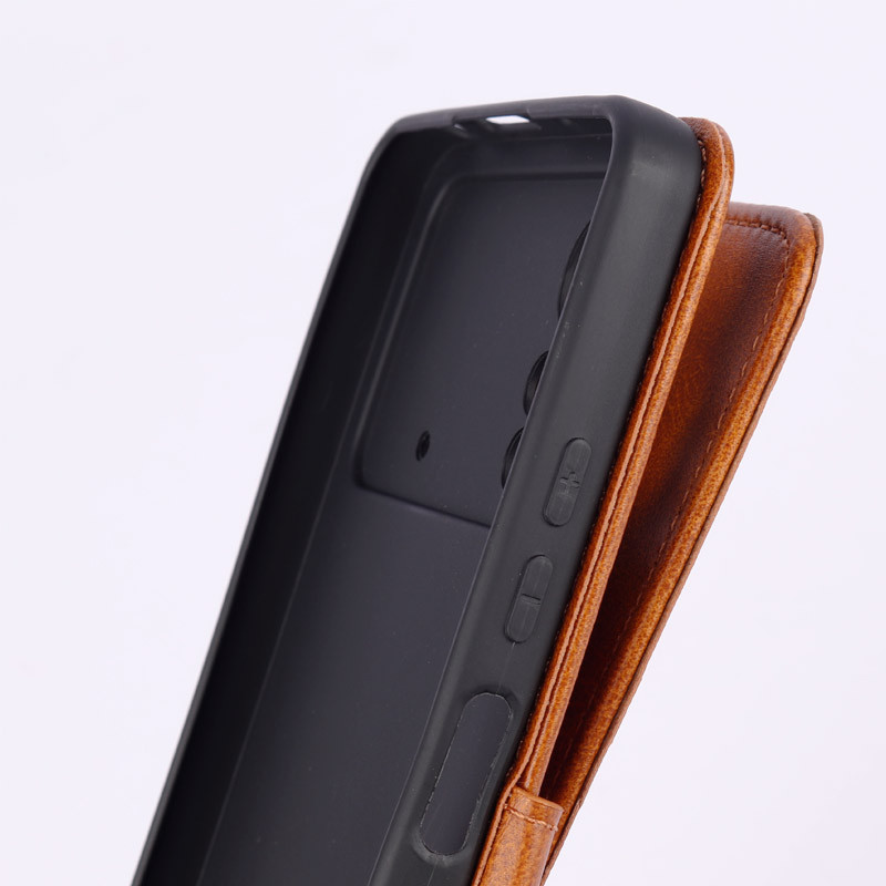 کیف چرمی مگنتی محافظ لنزدار Xiaomi Poco X4 Pro 5G