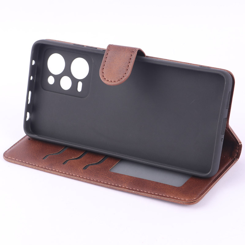 کیف چرمی مگنتی محافظ لنزدار Xiaomi Poco X5 Pro 5G