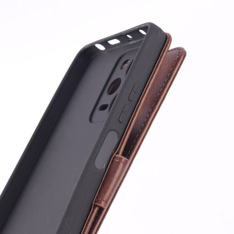 کیف چرمی مگنتی محافظ لنزدار Xiaomi Poco X5 Pro 5G