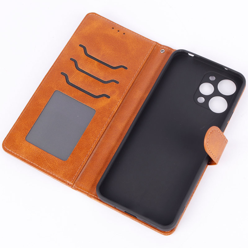 کیف چرمی مگنتی محافظ لنزدار Xiaomi Redmi 12 4G