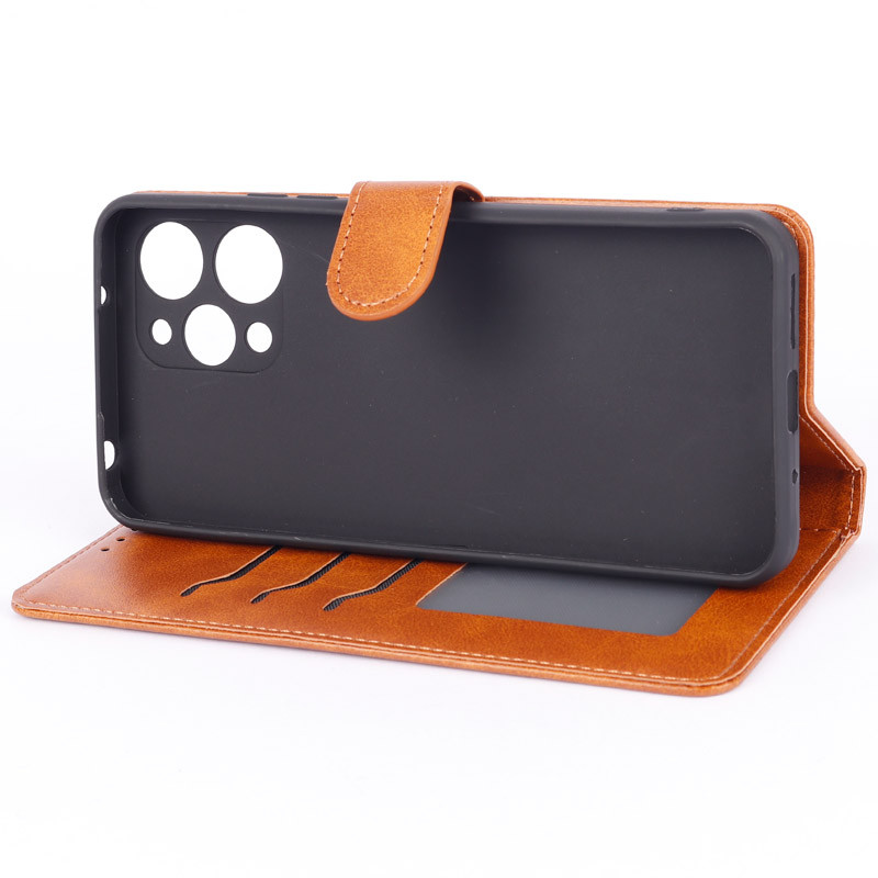 کیف چرمی مگنتی محافظ لنزدار Xiaomi Redmi 12 4G