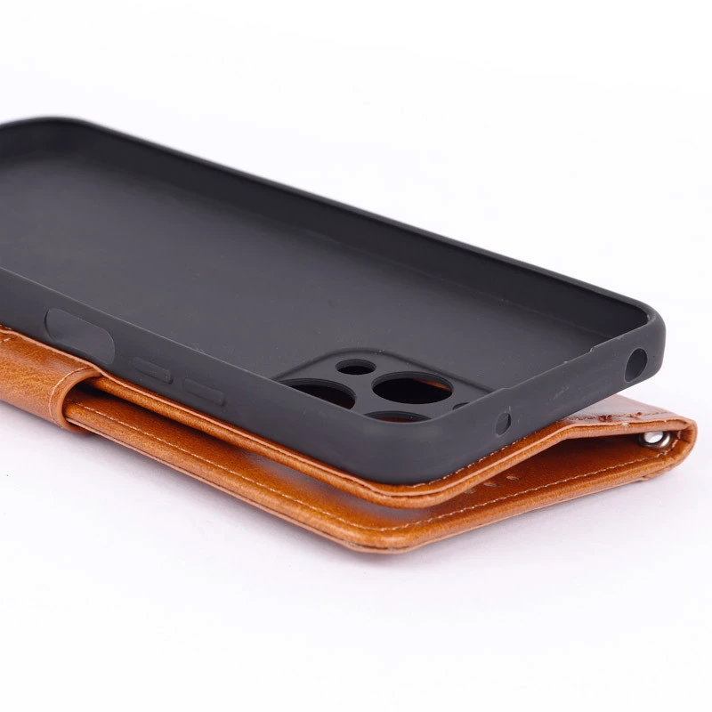 کیف چرمی مگنتی محافظ لنزدار Xiaomi Redmi 12 4G