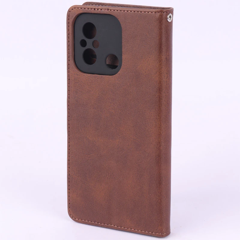 کیف چرمی مگنتی محافظ لنزدار Xiaomi Redmi 12C