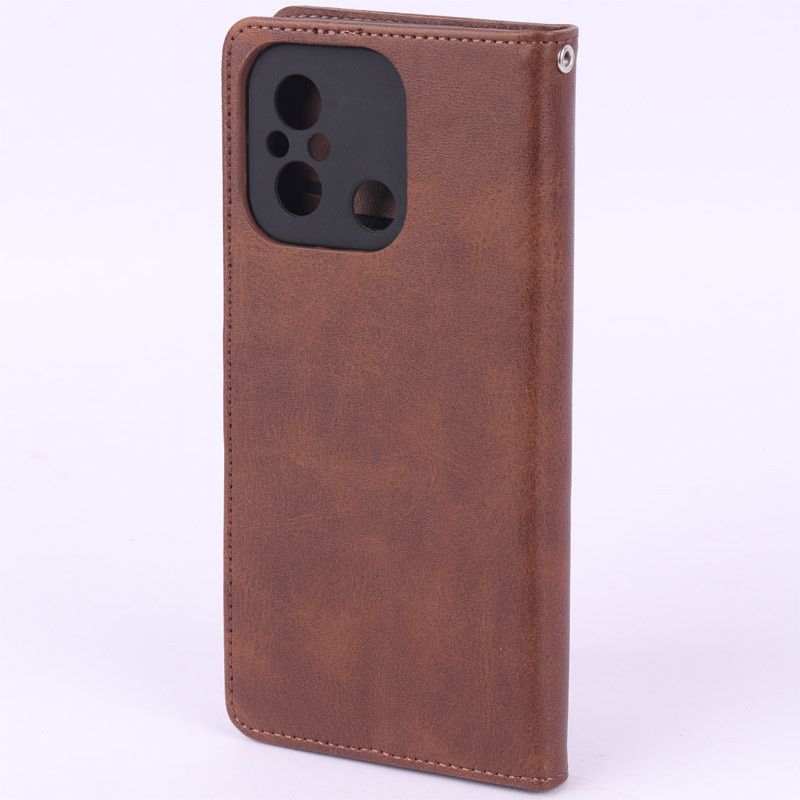 کیف چرمی مگنتی محافظ لنزدار Xiaomi Redmi 12C