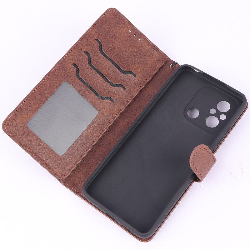 کیف چرمی مگنتی محافظ لنزدار Xiaomi Redmi 12C