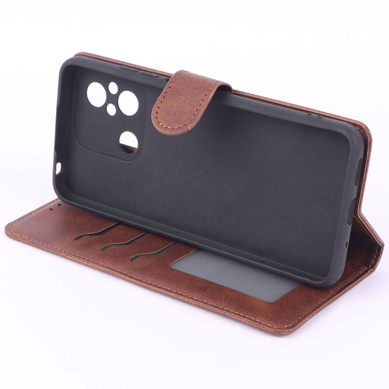 کیف چرمی مگنتی محافظ لنزدار Xiaomi Redmi 12C