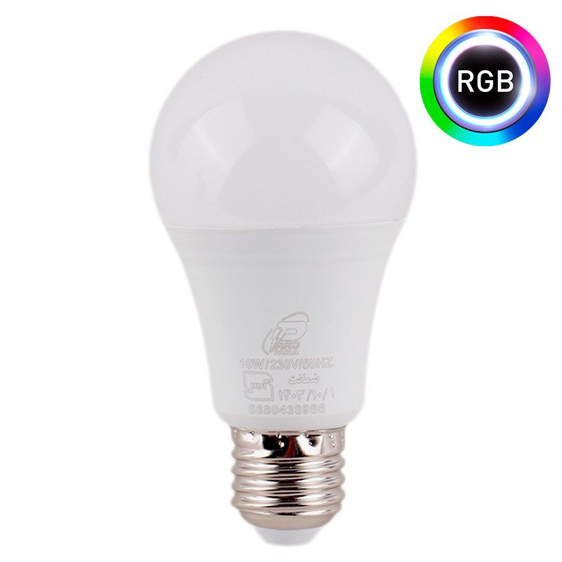 لامپ حبابی LED پارس پریا Pars Paria E27 RGB 10W