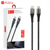 کابل تبدیل فست شارژ ProOne M12 PCC105 Type-C to Type-C 3A 1m