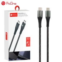 کابل تبدیل فست شارژ ProOne M12 PCC105 Type-C to Type-C 3A 1m