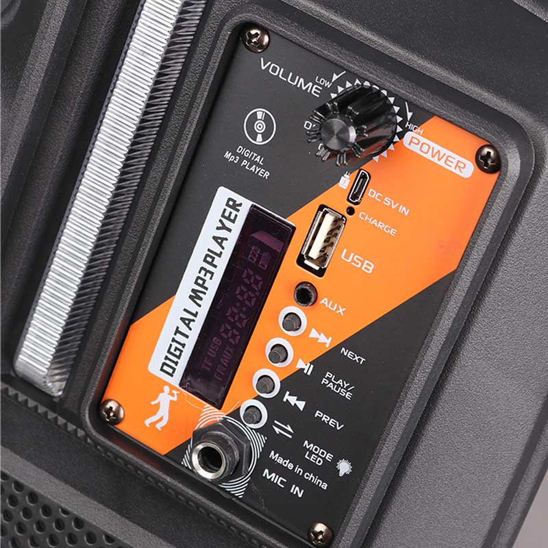 اسپیکر بلوتوثی فلش خور Kimiso QS-2805 + میکروفون و ریموت کنترل