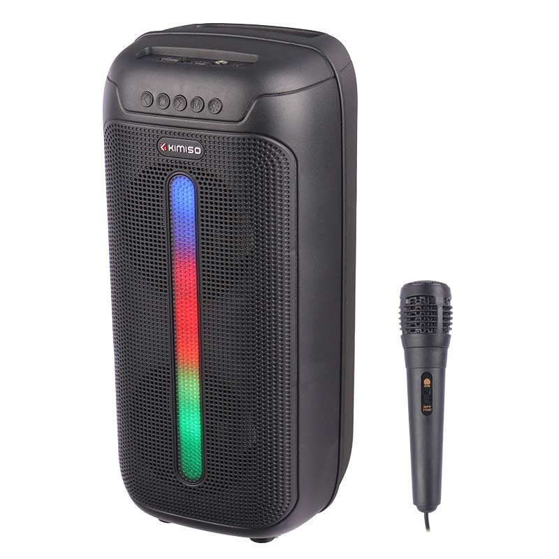 اسپیکر بلوتوثی رم و فلش خور Kimiso QS-2411 + میکروفون