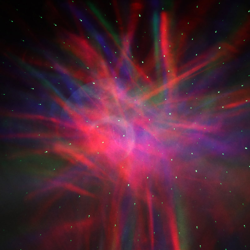 چراغ رقص نور کهکشانی اسپیکر دار بلوتوثی Astronaut YAS-4