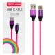 کابل کنفی TSCO TC C190 Type-C 2.1A 1m رنگی