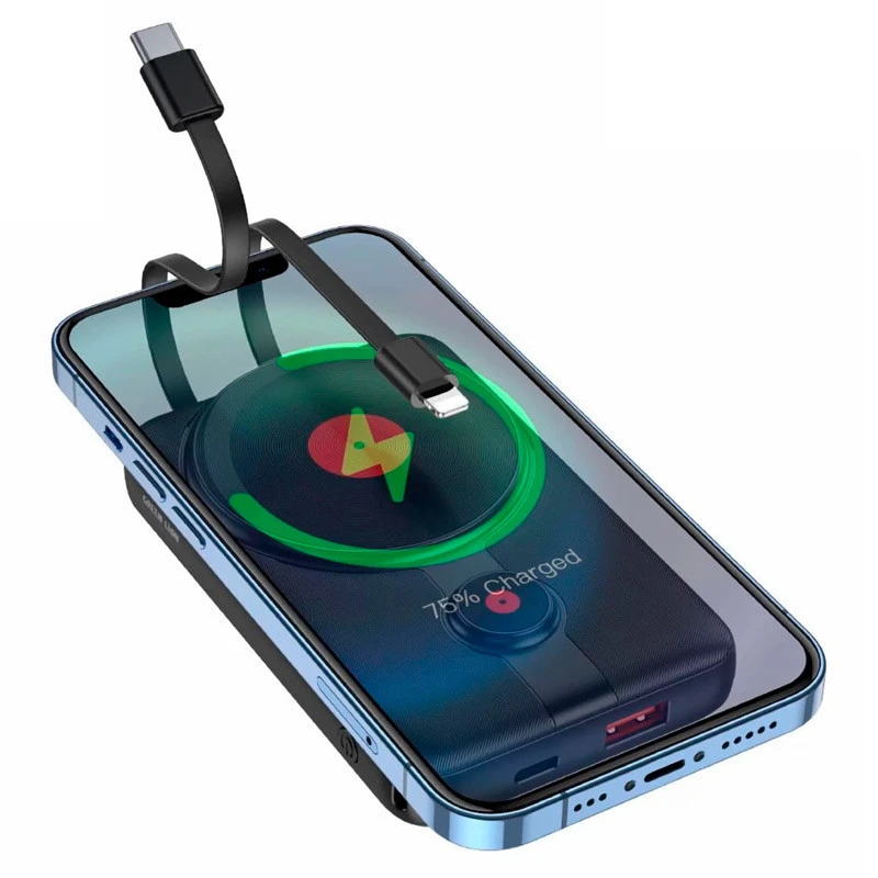 پاور بانک بی سیم فست شارژ ۱۰۰۰۰ گرین لاین Green Lion 2 In 1 Magsafe QC3.0 PD 22.5W