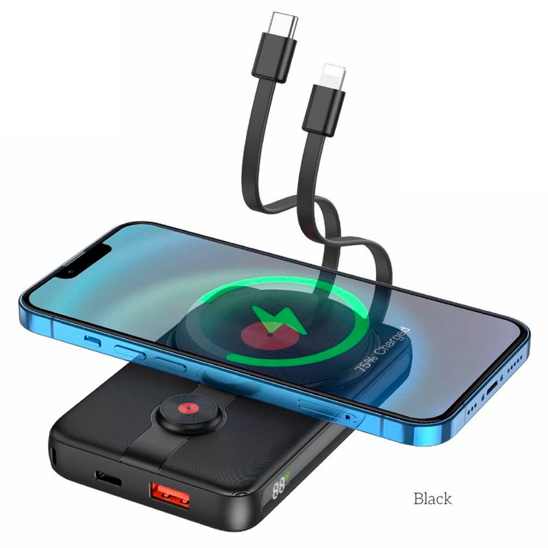 پاور بانک بی سیم فست شارژ ۱۰۰۰۰ گرین لاین Green Lion 2 In 1 Magsafe QC3.0 PD 22.5W