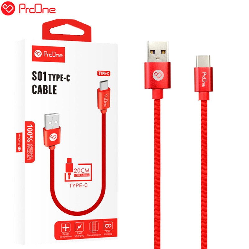 کابل کوتاه تایپ سی ProOne S01 Series PCC130 20cm