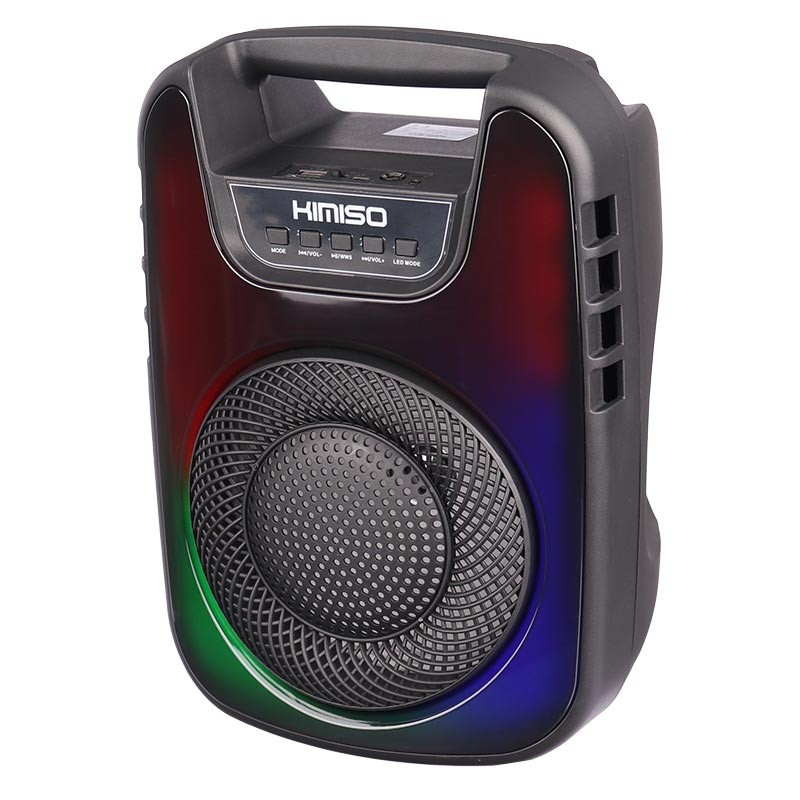 اسپیکر بلوتوثی رم و فلش خور Kimiso QS-6812 + میکروفون و ریموت کنترل
