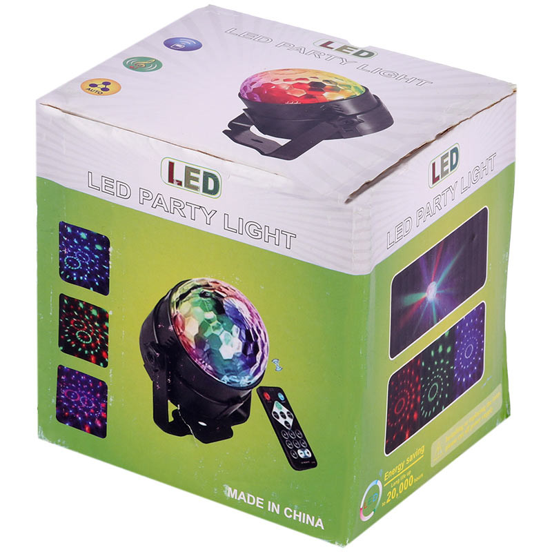 لامپ رقص نور LED Party Light 3W + ریموت کنترل