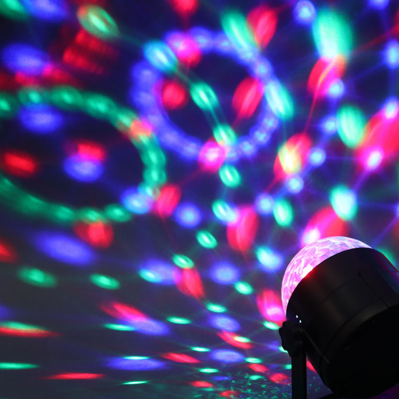 لامپ رقص نور LED Party Light 3W + ریموت کنترل