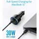شارژر فندکی فست شارژ Anker PowerDrive+ III Duo PD 3A 30W