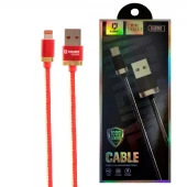کابل آیفونی X-Hanz HD-LG92 2.4A 1m