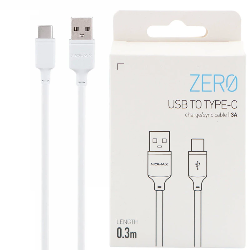 کابل فست شارژ Momax Zero Type-C 30cm