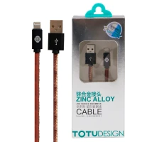 کابل آیفونی حرارتی Totu Zinc Alloy 1m