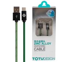 کابل حرارتی Totu Zinc Alloy Type-C 1m