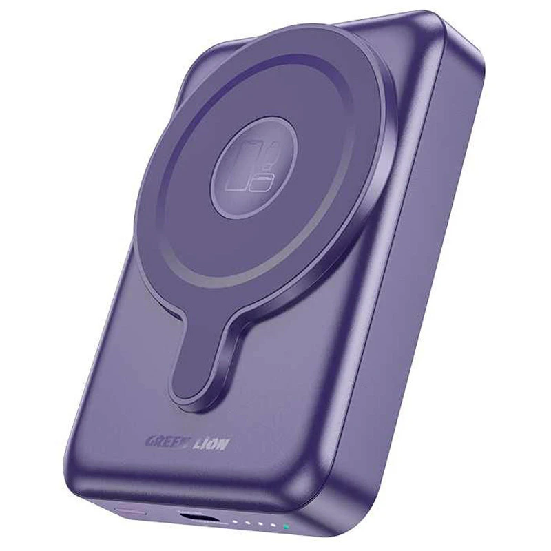 پاور بانک بی سیم فست شارژ ۱۰۰۰۰ گرین لاین Green Lion 3 In 1 Magsafe PD 20W