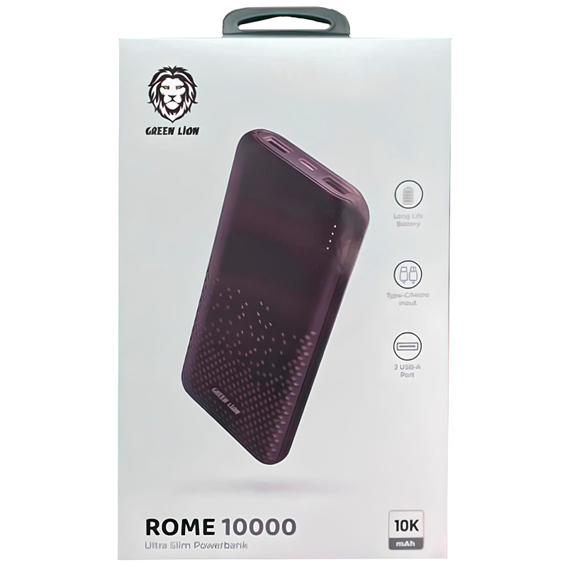پاور بانک ۱۰۰۰۰ گرین لاین Green Lion Rome Ultra Slim 10.5W