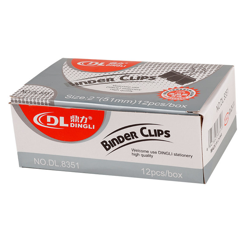 گیره دوبل DL Dingli DL.8351 51mm بسته ۱۲ عددی