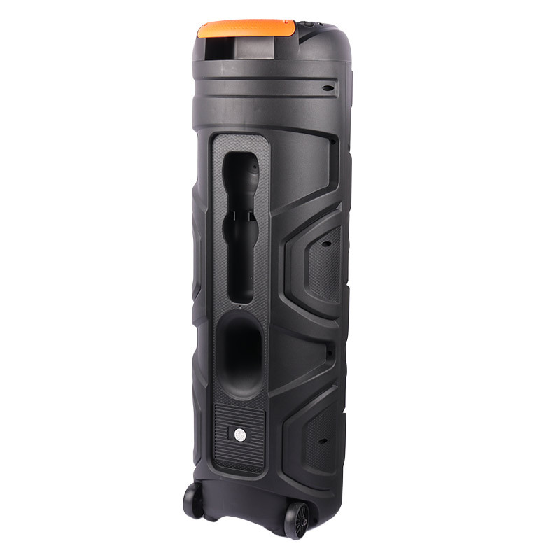 اسپیکر چمدانی بلوتوثی رم و فلش خور Kimiso QS-8208 + میکروفون و ریموت کنترل