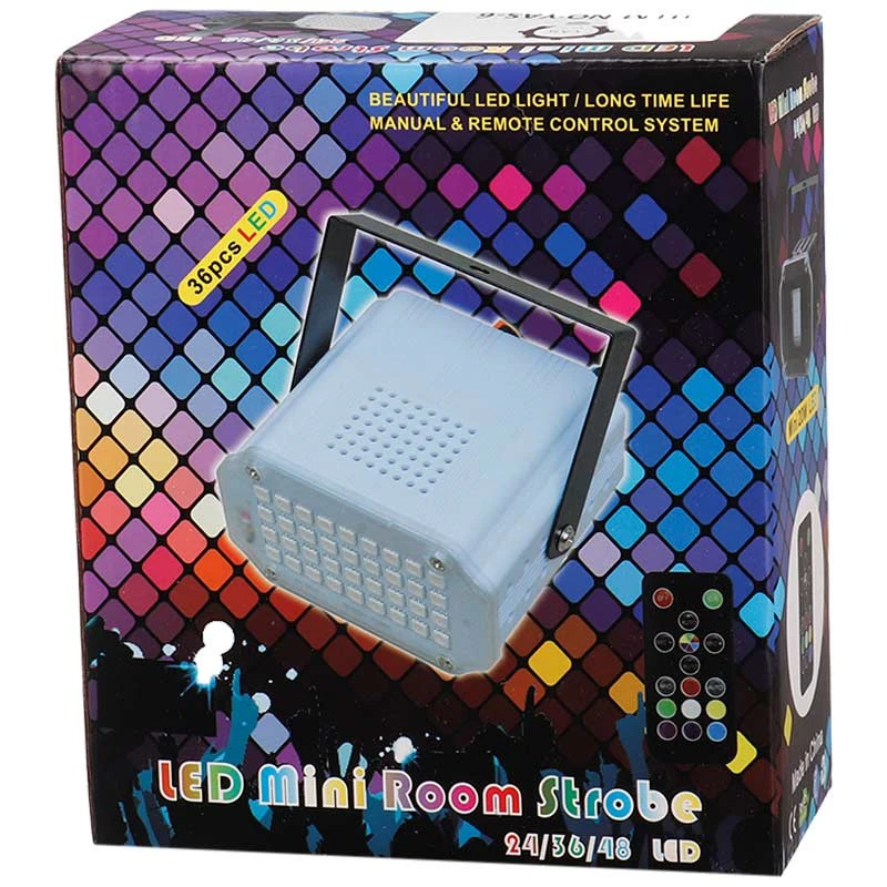 چراغ رقص نور LED Mini Room Strobe RGB 20W