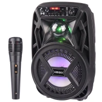 اسپیکر بلوتوثی رم و فلش خور Kimiso QS-3603 + میکروفون