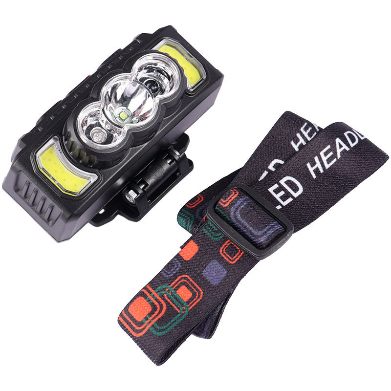 چراغ قوه پیشانی هدلایت شارژی Floodlight HX-810S