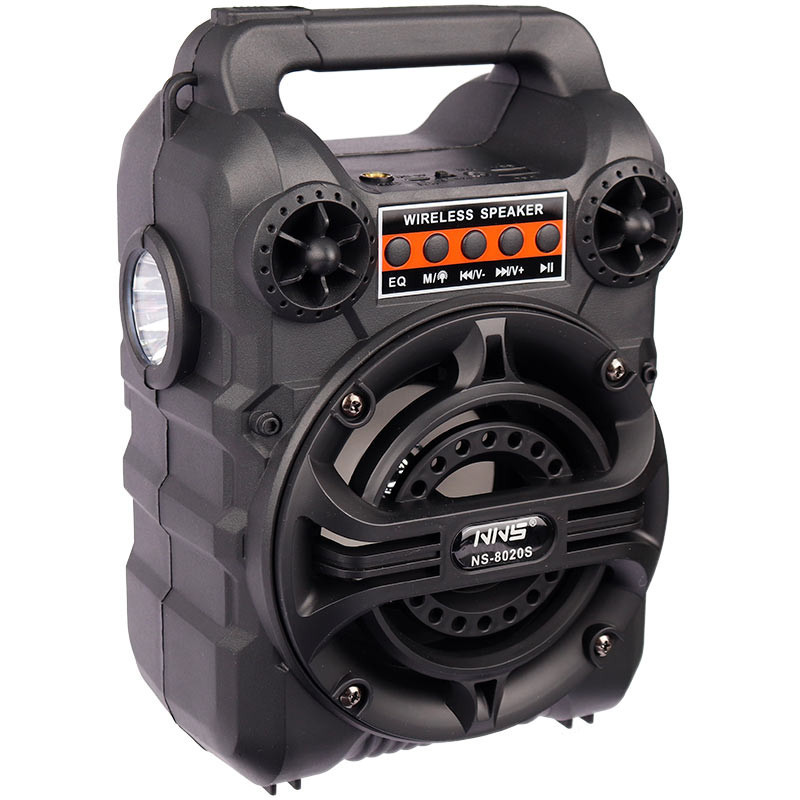 اسپیکر بلوتوثی رم و فلش خور خورشیدی NNS NS-8020S + میکروفون
