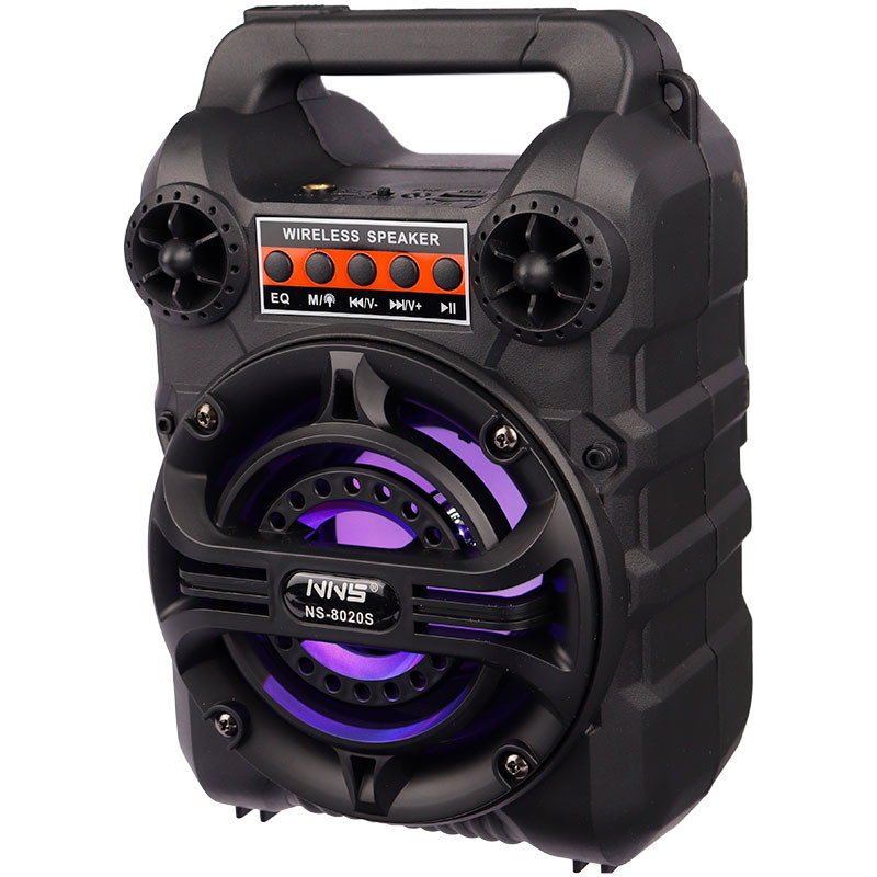 اسپیکر بلوتوثی رم و فلش خور خورشیدی NNS NS-8020S + میکروفون