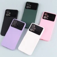 قاب سیلیکونی Lens Aperture محافظ لنزدار Xiaomi Poco X5