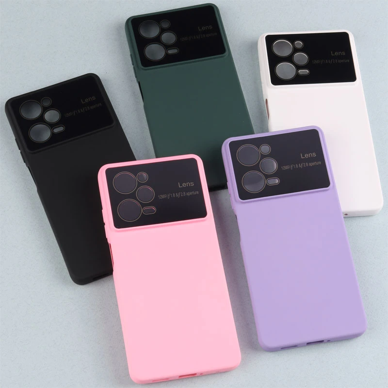 قاب سیلیکونی Lens Aperture محافظ لنزدار Xiaomi Poco X5 Pro