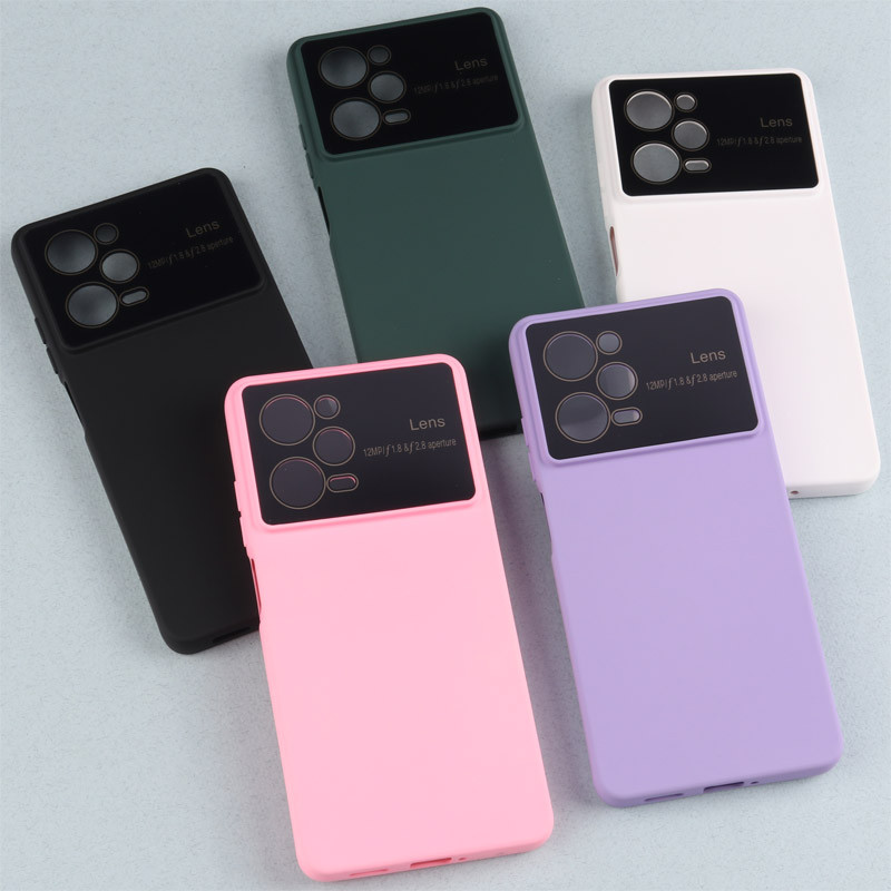 قاب سیلیکونی Lens Aperture محافظ لنزدار Xiaomi Poco X5 Pro