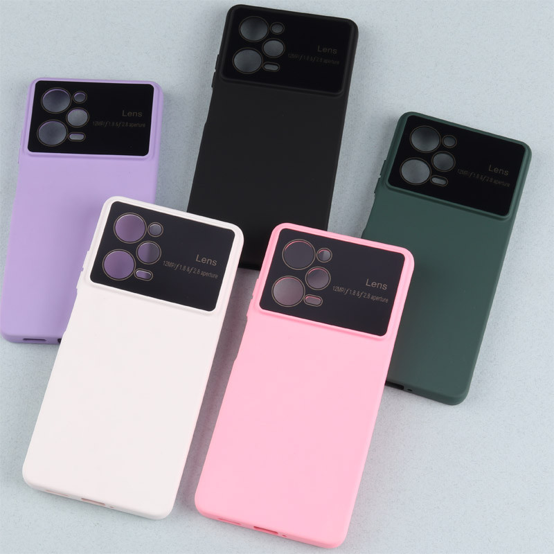 قاب سیلیکونی Lens Aperture محافظ لنزدار Xiaomi Redmi Note 12 Pro 5G
