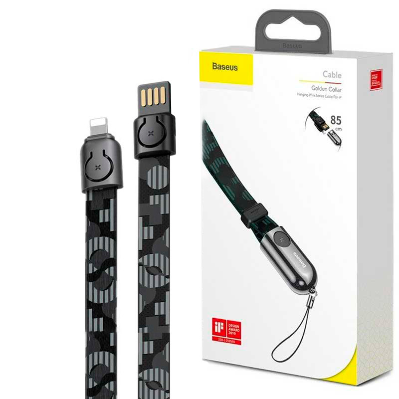 کابل آیفونی گردن بندی Baseus Golden Collar CALJL-BP1 85cm
