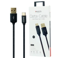 کابل تایپ سی Yesido CA33 1.2m روکش دار