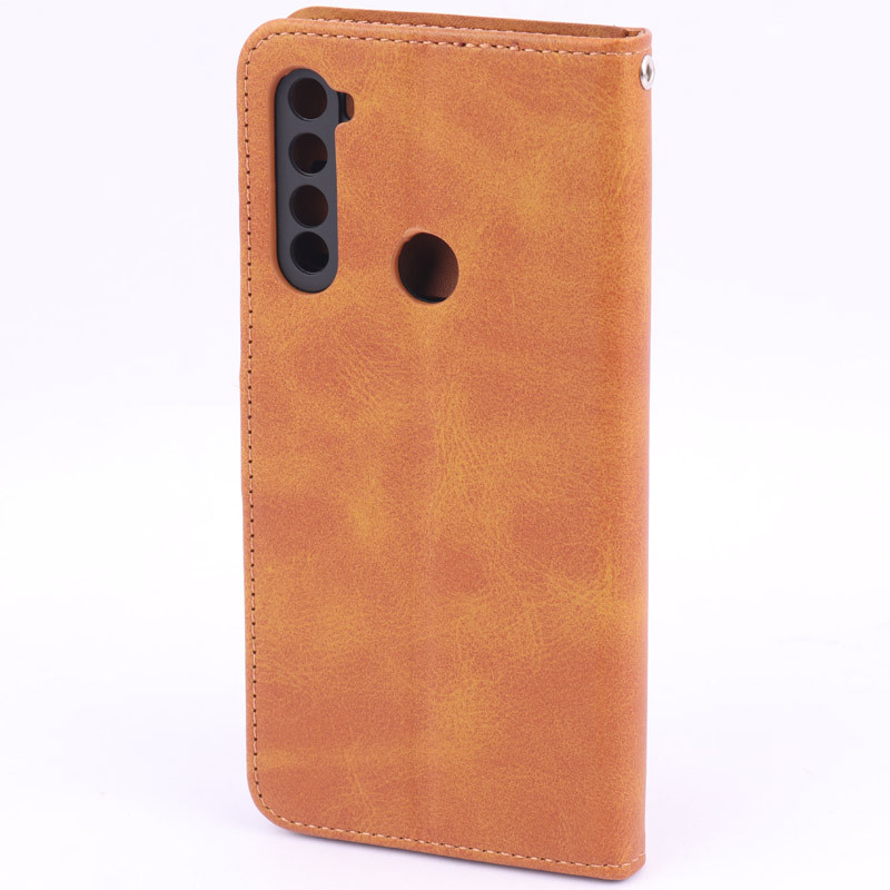 کیف چرمی مگنتی محافظ لنزدار Xiaomi Redmi Note 8