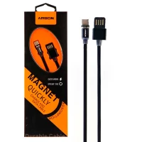 کابل مگنتی Arson AN-M1 1m Type-C روکش دار