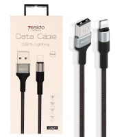 کابل کنفی آیفونی Yesido CA-21 1.2m 2.4A