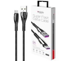 کابل Yesido CA45 Type-C QC3.0 5A 1.2m