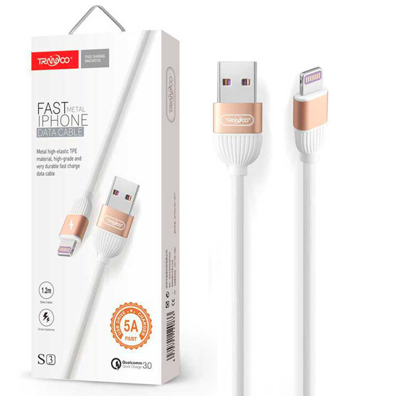 کابل آیفونی Tranyoo S3 5A 1.2m