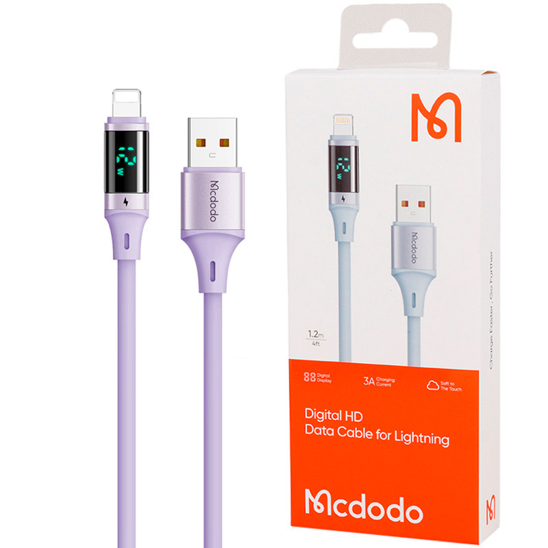 کابل آیفونی فست شارژ Mcdodo CA-191 3A 1.2m